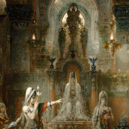 Salomé Balla Davanti A Erode Gustave Moreau gmr35 quadro stampato su tela