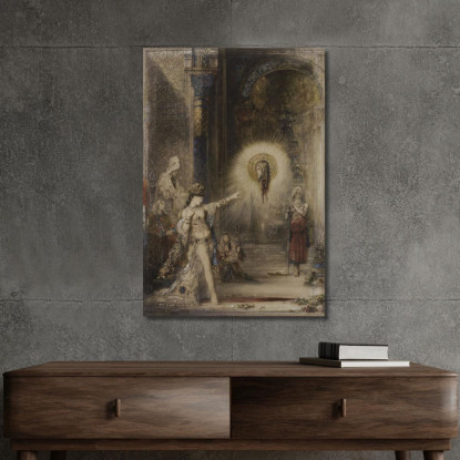 L'Apparizione Gustave Moreau gmr41 quadro stampato su tela