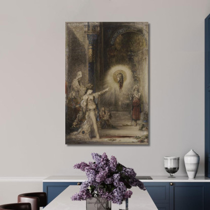 L'Apparizione Gustave Moreau gmr41 quadro stampato su tela