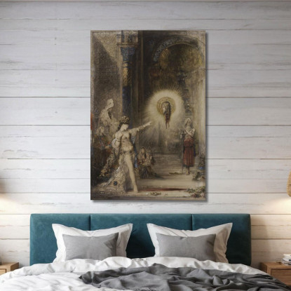 L'Apparizione Gustave Moreau gmr41 quadro stampato su tela