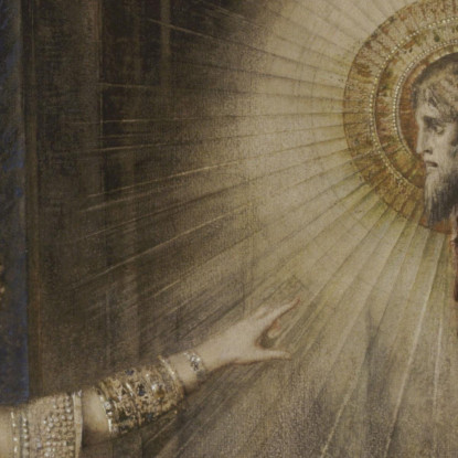 L'Apparizione Gustave Moreau gmr41 quadro stampato su tela