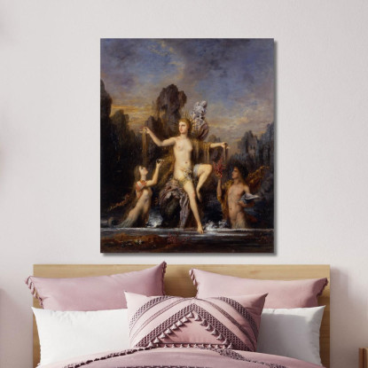 Venere Che Sorge Dal Mare Gustave Moreau gmr50 quadro stampato su tela