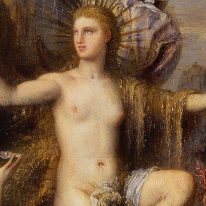 Venere Che Sorge Dal Mare Gustave Moreau gmr50 quadro stampato su tela