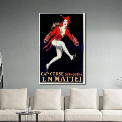Capo Corso Quinquina Jean d'Ylen jyl3 quadro stampato su tela