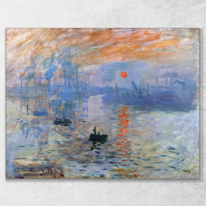 Alba 1872 Claude Monet mnt220 quadro stampato su tela