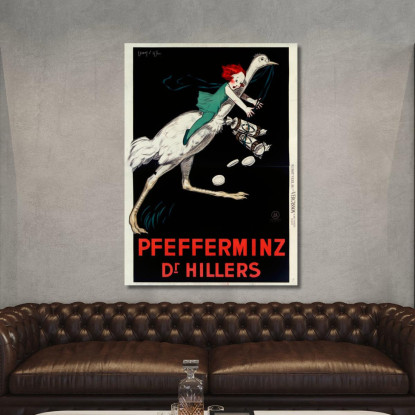 Menta Piperita Dottor Hillers Jean d'Ylen jyl18 quadro stampato su tela