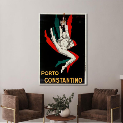 Porto Costantino Jean d'Ylen jyl19 quadro stampato su tela