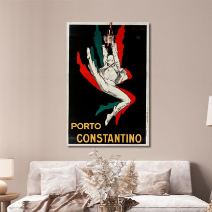 Porto Costantino Jean d'Ylen jyl19 quadro stampato su tela