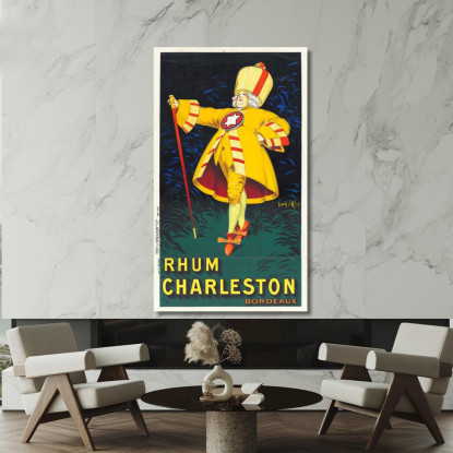 Rum Bordolese Charleston Jean d'Ylen jyl20 quadro stampato su tela