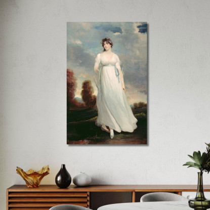 Sig.Ra. Dottin John Hoppner jhp15 quadro stampato su tela