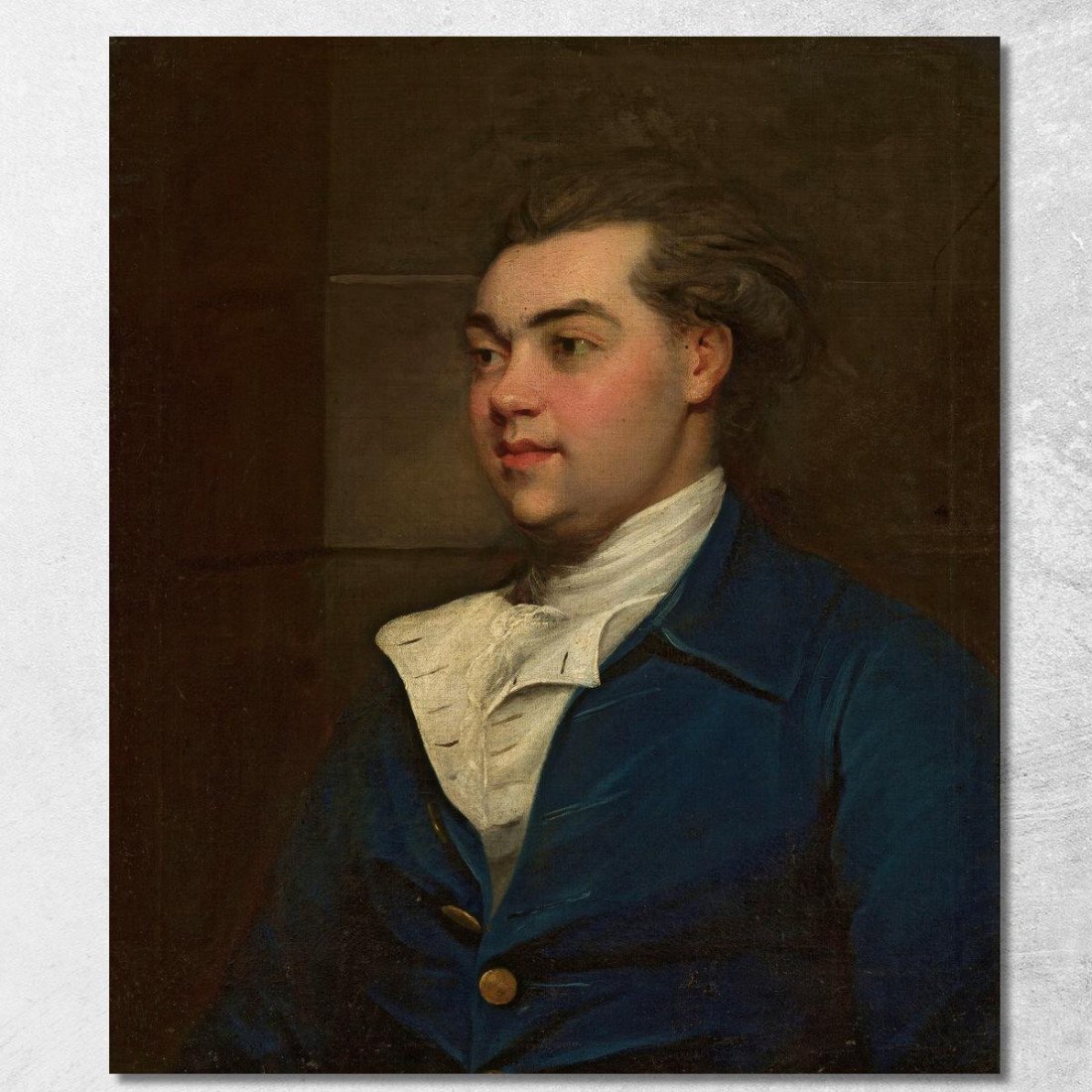 Ritratto Di Un Uomo John Hoppner jhp24 quadro stampato su tela