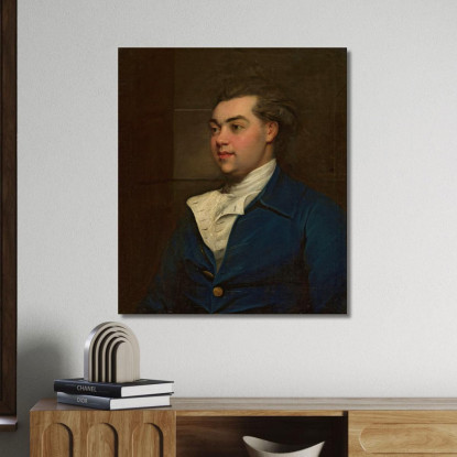 Ritratto Di Un Uomo John Hoppner jhp24 quadro stampato su tela
