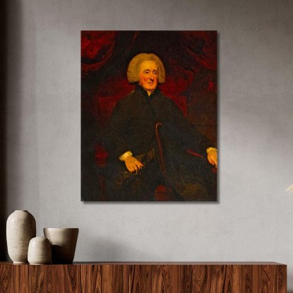 Ritratto Di Charles Moss Arcidiacono Di Colchester E Vescovo Di Bath E Wells John Hoppner jhp27 quadro stampato su tela