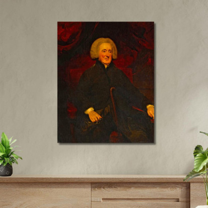 Ritratto Di Charles Moss Arcidiacono Di Colchester E Vescovo Di Bath E Wells John Hoppner jhp27 quadro stampato su tela