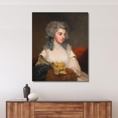 Susannah Edith Lady Rowley John Hoppner jhp38 quadro stampato su tela