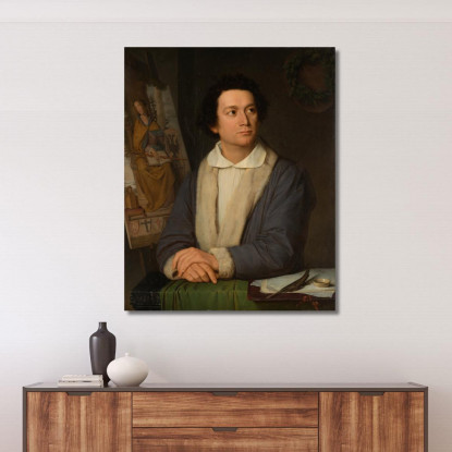 Ritratto Del Pittore Philipp Veit Joseph Binder jbn10 quadro stampato su tela