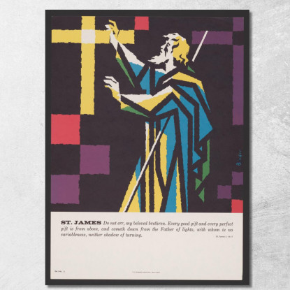 San Giacomo Joseph Binder jbn12 quadro stampato su tela