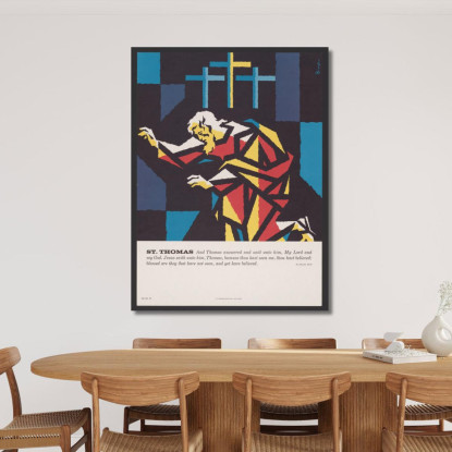 San Tommaso Joseph Binder jbn20 quadro stampato su tela