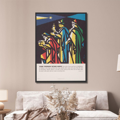 I Tre Saggi Joseph Binder jbn23 quadro stampato su tela