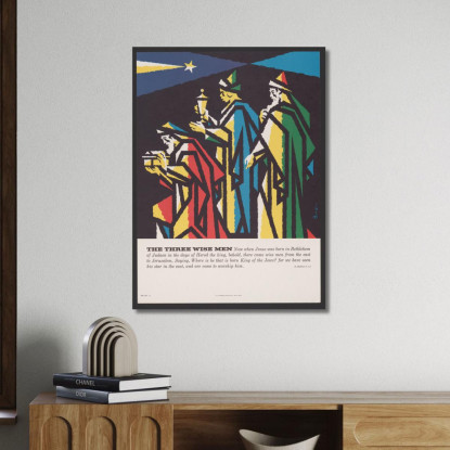 I Tre Saggi Joseph Binder jbn23 quadro stampato su tela