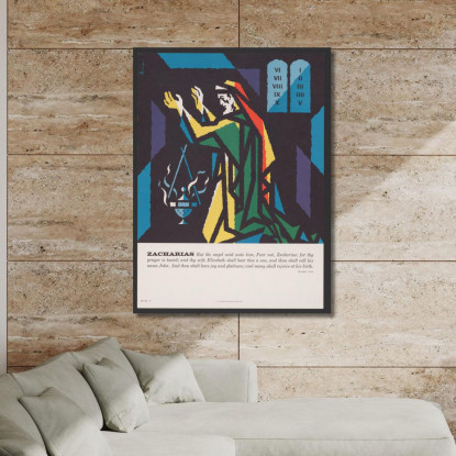 Zaccaria Joseph Binder jbn24 quadro stampato su tela