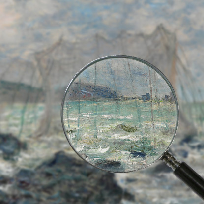 Reti Da Pesca A Pourville Claude Monet mnt237 quadro stampato su tela