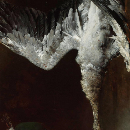 Natura Morta Con Un Airone Władysław Czachórski wcz16 quadro stampato su tela