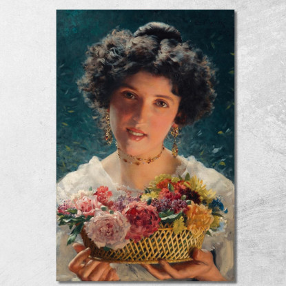 Il Mazzolino 2 Władysław Czachórski wcz18 quadro stampato su tela