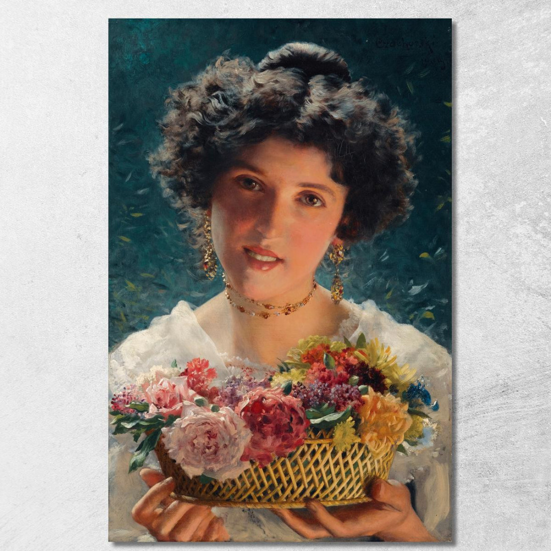 Il Mazzolino 2 Władysław Czachórski wcz18 quadro stampato su tela