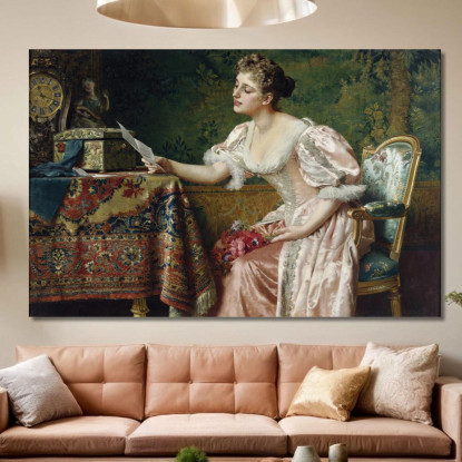 L'Invito Władysław Czachórski wcz20 quadro stampato su tela