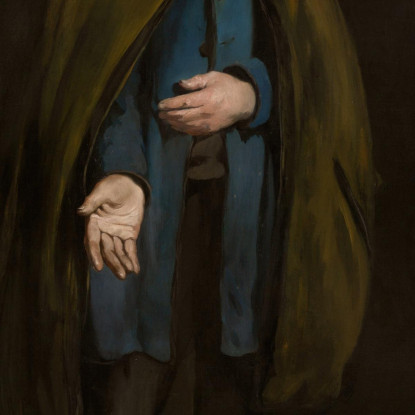 Mendicante Con Montgomery Filosofo Édouard Manet emt11 quadro stampato su tela