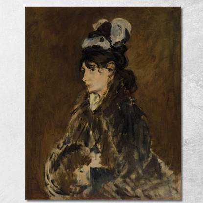 Berthe Morisot Édouard Manet emt14 quadro stampato su tela