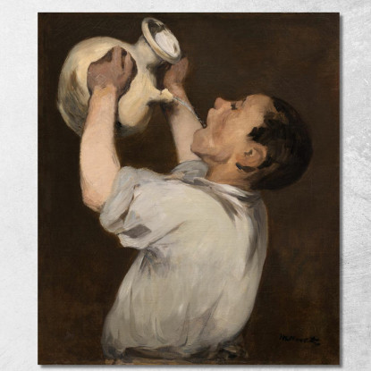 Ragazzo Con La Brocca La Régalade Édouard Manet emt22 quadro stampato su tela