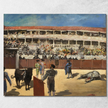Corrida 1866 Édouard Manet emt23 quadro stampato su tela