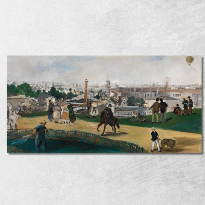 Dall'Esposizione Mondiale Di Parigi Del 1867 Édouard Manet emt31 quadro stampato su tela