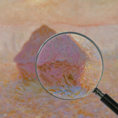 Granaio-Sole Nella Nebbia Claude Monet mnt242 quadro stampato su tela