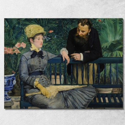 Al Conservatorio Édouard Manet emt36 quadro stampato su tela