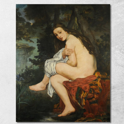 La Ninfa Sorpresa 1861 Édouard Manet emt45 quadro stampato su tela