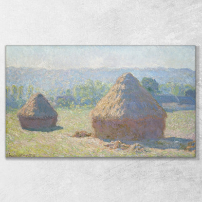Covoni Di Fieno Di Fine Estate Claude Monet mnt244 quadro stampato su tela