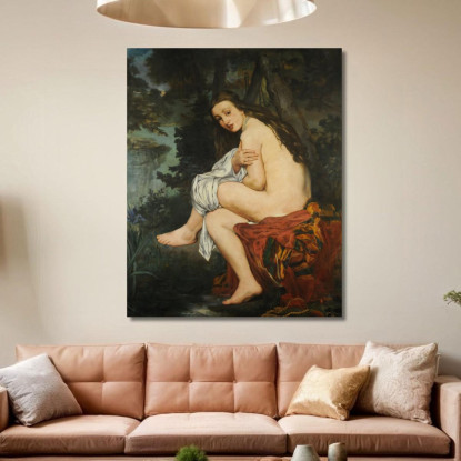 La Ninfa Sorpresa 1861 Édouard Manet emt45 quadro stampato su tela