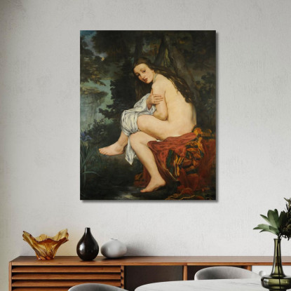 La Ninfa Sorpresa 1861 Édouard Manet emt45 quadro stampato su tela