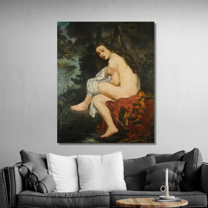 La Ninfa Sorpresa 1861 Édouard Manet emt45 quadro stampato su tela