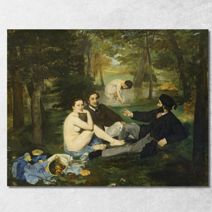 Pranzo Sull'Erba Édouard Manet emt57 quadro stampato su tela
