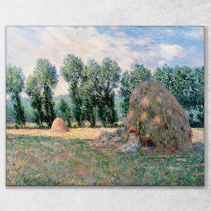 Mucchi Di Fieno Claude Monet mnt246 quadro stampato su tela