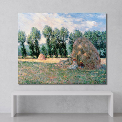 Mucchi Di Fieno Claude Monet mnt246 quadro stampato su tela