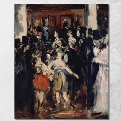 Ballo In Maschera All'Opera 2 Édouard Manet emt65 quadro stampato su tela
