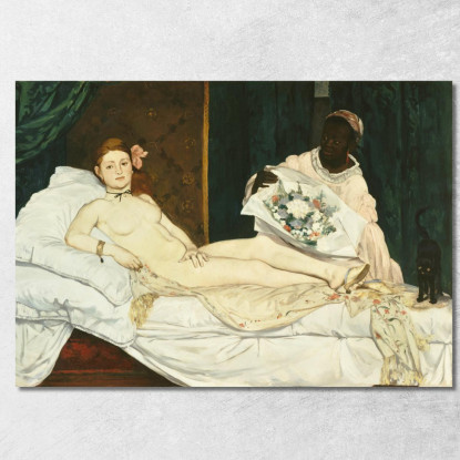 Olimpia Édouard Manet emt67 quadro stampato su tela
