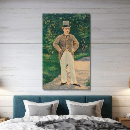Ritratto Del Signor Brun Édouard Manet emt81 quadro stampato su tela
