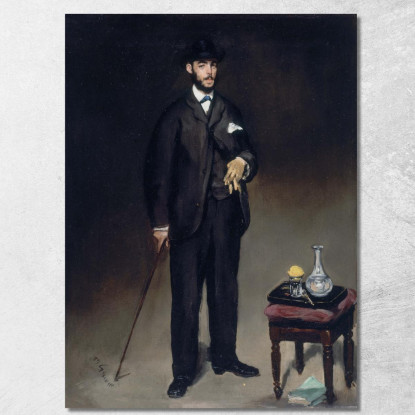 Ritratto Di Théodore Duret Édouard Manet emt82 quadro stampato su tela