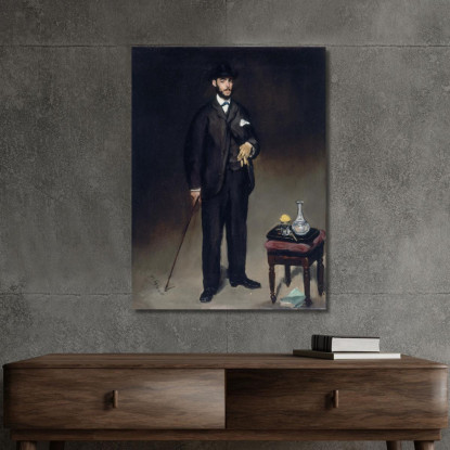 Ritratto Di Théodore Duret Édouard Manet emt82 quadro stampato su tela